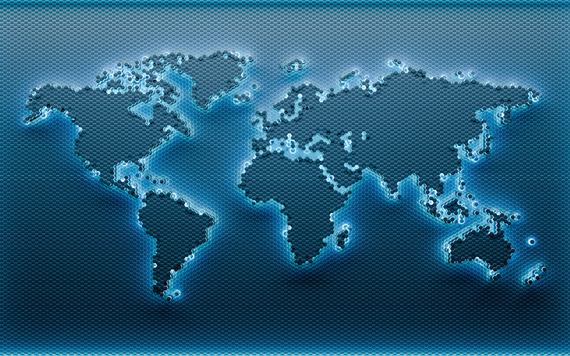 geometric-world-map-background-3d-illustration